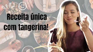 Receita usando tangerina🍊 [upl. by Yelkao]