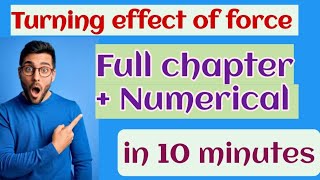 Turning effect of force class 8 icse  cbse class8 physics [upl. by Latsirk]