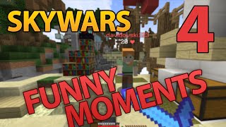 Skywars Funny Moments 4  Hypixel Skywars  Minecraft  defib [upl. by Eniamat499]