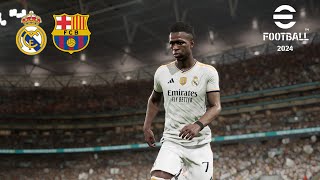 eFootball™ 2024  El Clasico  Real Madrid vs Barcelona  PC [upl. by Pahl880]