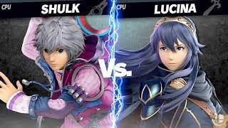 SHULK VS LUCINA The Best Level 9 CPU Battle [upl. by Yelda]