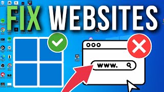 How To Fix Some Websites Not Opening in Any Browser  Full Tutorial [upl. by Eduard]