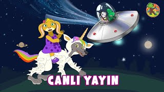 Uzayda Bir Kurt 🚀 👽  Çizgi Film amp Masallar  🔴 CANLI YAYIN  KONDOSAN [upl. by Aicirtap]