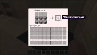 Minecraft Pflastersteinmauer Craften [upl. by Sungam]