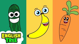 Fruits Veggies Colors More Kids Songs  English Tree [upl. by Wayolle968]