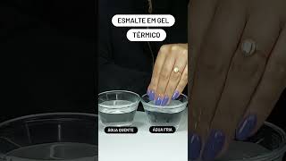 Esmalte em gel térmico [upl. by Stonwin]