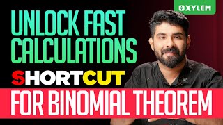 Unlock Fast Calculations  Shortcut for Binomial Theorem  Xylem Plus One NEET  JEE [upl. by Anehs]