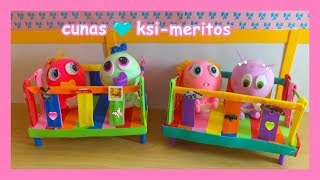 Como hacer una Cuna para Ksi meritosmanualidades para que los papas enseñen a los pequeños [upl. by Ahseat]