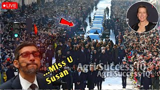 Susan Wojcicki Last Funeral 💔 [upl. by Oniratac]