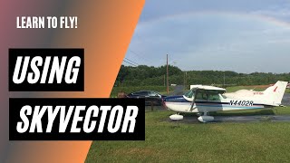 How to Use Skyvector  Tips for Flight Planning  IFR NavLog [upl. by Lenee751]