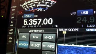 60m operation Icom IC7610 versus the 756PROIII [upl. by Strohl]