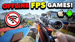 TOP 10 OFFLINE MOBILE FPS GAMES WORTH PLAYING IN 2024 [upl. by Anaet]