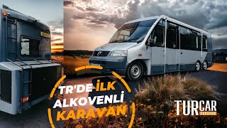 TÜRKİYEDE İLK ALKOVENLİ TRANSPORTER KARAVAN [upl. by Nevlin84]