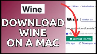 How to Download Wine on MacBook 2024 [upl. by Ettevey]