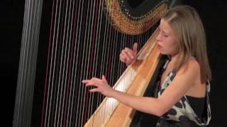 Claude Debussy  Reverie  by London harpist  Valeria Kurbatova [upl. by Cummine]