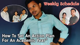 How To Set An Action Plan For An Academic Year  BEACH School  A Weekly Schedule For Every Student [upl. by Nazarius]