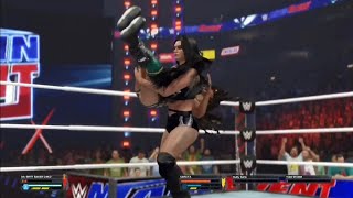 WWE 2K23 SARAYA VS BRITT BAKER AT MAIN EVENT wwe2k23 wwe [upl. by Willman864]