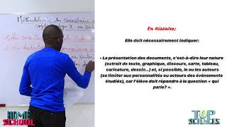 Cours dHist Géo Niveau Tle  Méthodologie du Commentaire de Documents sujet de type 2 [upl. by Zobias]