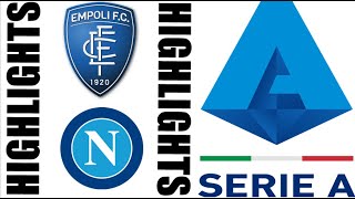 Empoli vs Napoli 01 Match Highlights  LEGA A 202425 [upl. by Elin]