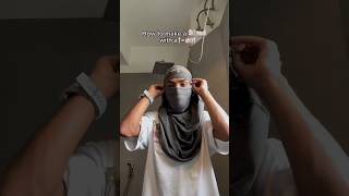 Easy way to make ski mask with your tee🥷🏼 [upl. by Ennaej]