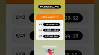 642 649 658 Live Draw Lotto Result  November 12 2024 Tuesday 9 PM lottery lottoresulttoday [upl. by Aivyls]