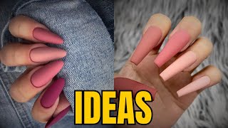 🌷 10 Hermosas Uñas en Colores Rosa Palo Mate  Nailsuper ⭐ [upl. by Estele]