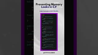 Master C Memory Management  Learn Garbage Collection IDisposable and More [upl. by Lumbye]