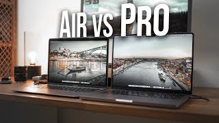 Macbook Air M1 vs Macbook Pro M1 Pro guarde seu dinheiro [upl. by Ahsetel]