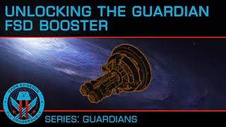 Unlock the Guardian Frame Shift Drive Booster FSD in Elite Dangerous for Maximum Range Tutorial [upl. by Niuqauj]