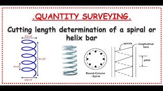 QS Cutting length of a spiral bar [upl. by Esirehs]