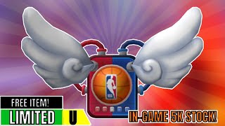 FREE INGAME LIMITED HOW TO GET THE NBA AVATAR CATALOG WINGS  2023 IN NBA AVATAR CATALOG  ROBLOX [upl. by Lynnette330]