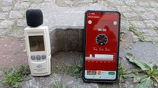 Noise loudness sound meter decibel meter Real vs mobile app comparison [upl. by Edd838]