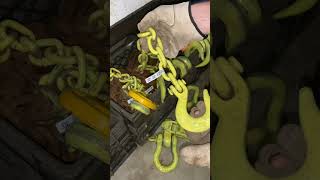 ⛓️Chain Tips⛓️ rigging chain heavyequipment construction logging [upl. by Tine]