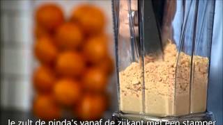 Pindakaas maken in de Vitamix TNC 5200 [upl. by Nilcaj]