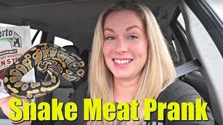 SNAKE MEAT PRANK  Top Wife Vs Husband Pranks [upl. by Anidan]