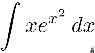 Integral xex2 with u substitution [upl. by Bentley]