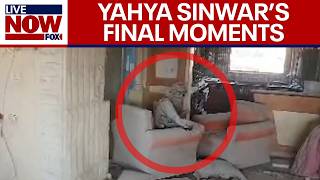 Yahya Sinwar killed Final moments caught on drone video IDF says  LiveNOW from FOX [upl. by Ahseinat296]