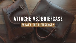 What is the Difference Between an Attache Case and a Briefcase [upl. by Eentirb]