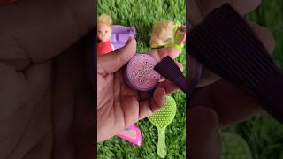 Bachonkishorts barbie doll makeup brushes [upl. by Bronk]