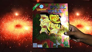 DOLLAR WHEEL GROUND CHAKKAR  DIWALI NIGHT CRACKERS  MODERN CRACKERS  SIVAKASI CRACKERS [upl. by Ydualc]