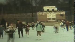 Students Ice Skating at Branch Brook Park Newark NJ  1957 [upl. by Enirac]