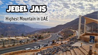 Jebel Jais Mountain Ras Al Khaimah  Highest Mountain in UAE  Jebel Jais Viewing Deck Park [upl. by Airyk]