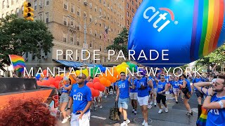 4K New York City Pride March 2022  LGBTQ Parade  Manhattan [upl. by Anrol]