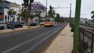 Lisbon Trams 550 on Line 15 Lisbon on 160524 [upl. by Ezaria323]