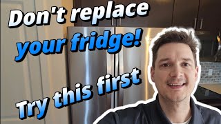 Whirlpool Fridge wont cool Quick and cheap fix [upl. by Terza]