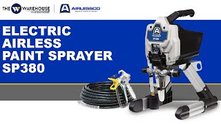 Airlessco SP380 Great Entry Level Paint Sprayer  Thewwarehousecom [upl. by Oilalue]