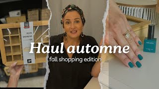 HAUL AUTOMNE 2024 déco livres vêtements courses [upl. by Panthia924]