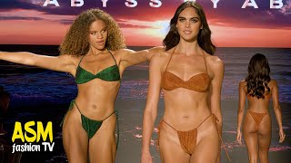 4k60 Miami Swim Week 2022  Abyss by Abby Part 3  Nayeli Cerna  Gloria Tang [upl. by Tarrel]