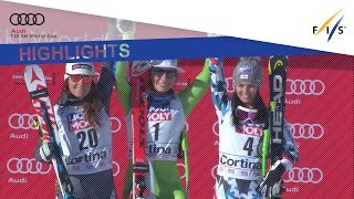 Highlights  Ilka Stuhec wins the SuperG in Cortina  FIS Alpine [upl. by Mukund]