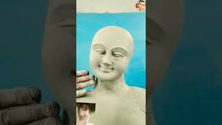 art sculpture clayart artist kanha clayartist1million [upl. by Etteiluj]